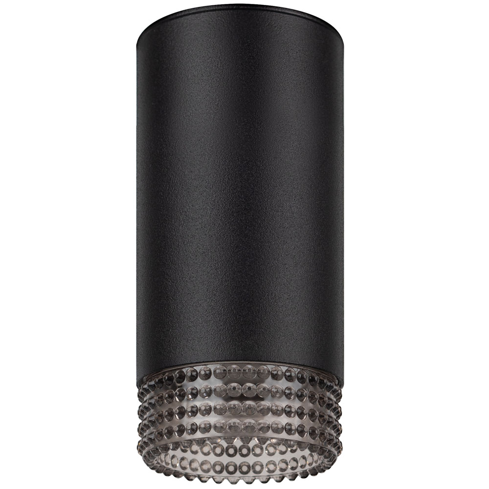 Светильник настенно-потолочный ЭРА OL40, цоколь GU10, под лампу MR16 до 12 Вт, цвет - черный/серый