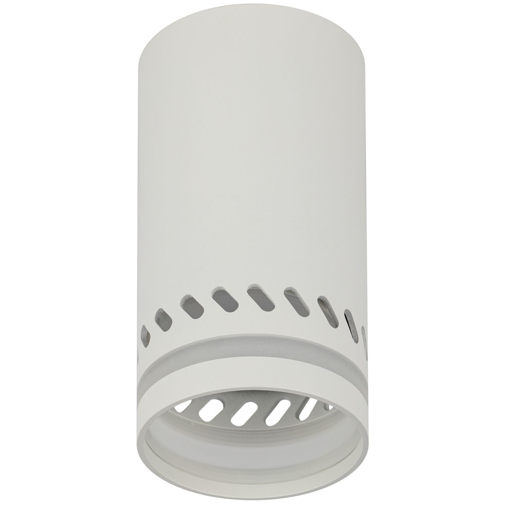 Светильник настенно-потолочный ЭРА OL50, цоколь GU10, под лампу MR16 до 12 Вт, цвет - белый