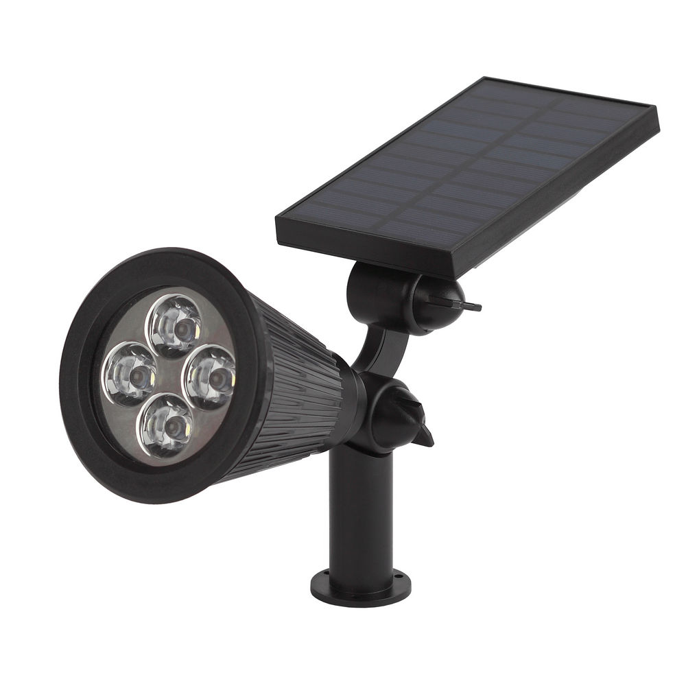 Светильник светодиодный садовый ЭРА ERASP024-10 на солнечной батарее, IP54, материал – пластик, цвет - черный