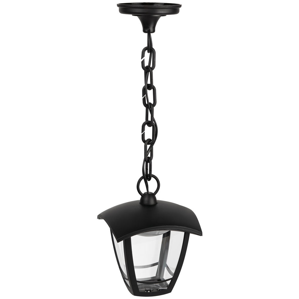 Светильник садово-парковый ЭРА ДСУ 07-8 Марсель 8 Вт, подвесной, под LED лампу, цветовая температура 6500 К, IP44, цвет - черный