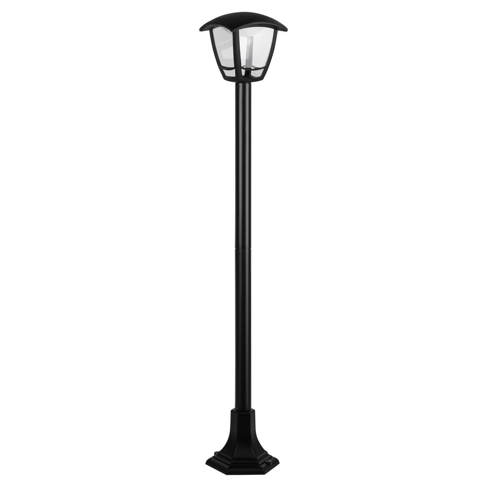 Светильник садово-парковый ЭРА ДТУ 07-8-2-4 Валенсия 4 8 Вт, напольный, под LED лампу, цветовая температура 6500 К, IP44, цвет - черный