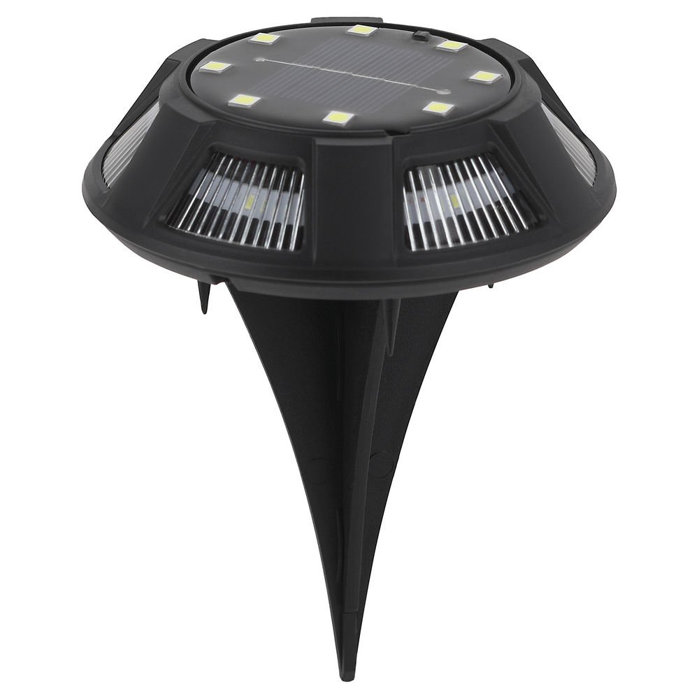 Светильник светодиодный уличный ЭРА ERAST024 Таблетка 110 мм на солнечной батарее, IP44, материал – пластик, цветной