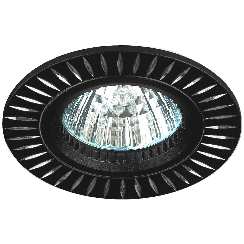 Светильник ЭРА KL31 50 Вт точечный, цоколь GU5.3, под LED/КГМ лампу MR16, IP20, цвет – черный-серебро