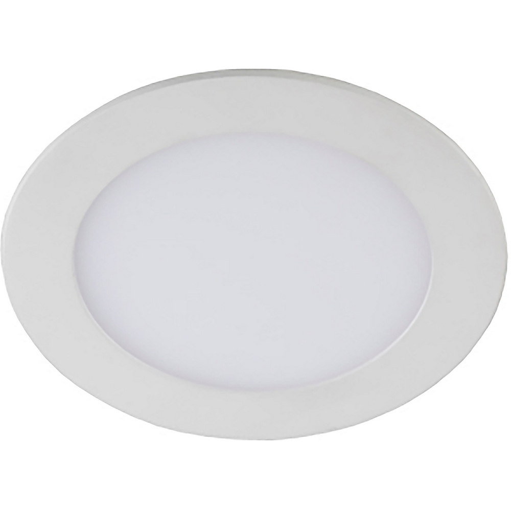 Светильник светодиодный ЭРА LED встраиваемый, 6 Вт, цветовая температура 6500 K, световой поток 210 лм, монтажный диаметр - 105 мм, IP20, форма - круг, цвет - белый