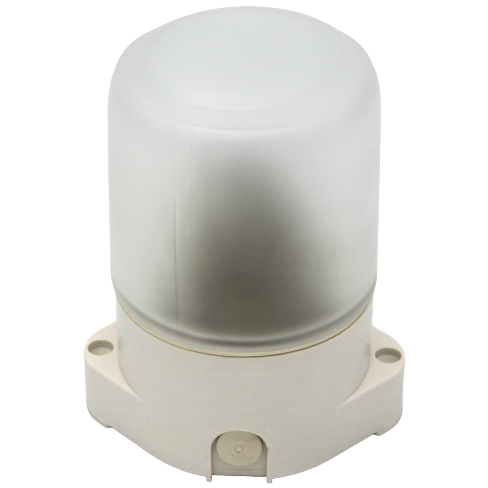 Термосветильник ЭРА НББ 01 60Вт прямой для бани, цоколь E27, IP65, цвет - белый