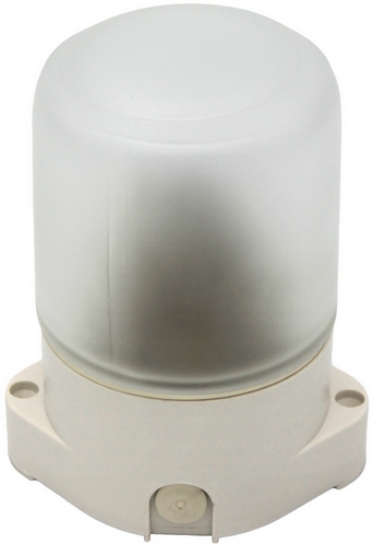 Термосветильники ЭРА НББ 01 60Вт для бани, цоколь E27, IP65, цвет - белый