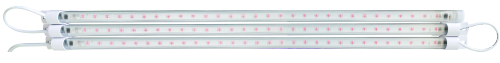 Светильники для растений ЭРА FITO-3х10W-LINE-RB90 модульные, красно-синего спектра, мощность - 30 Вт, цветовая температура - 1230 К, тип лампы - светодиодная LED, материал корпуса - пластик, цвет - белый