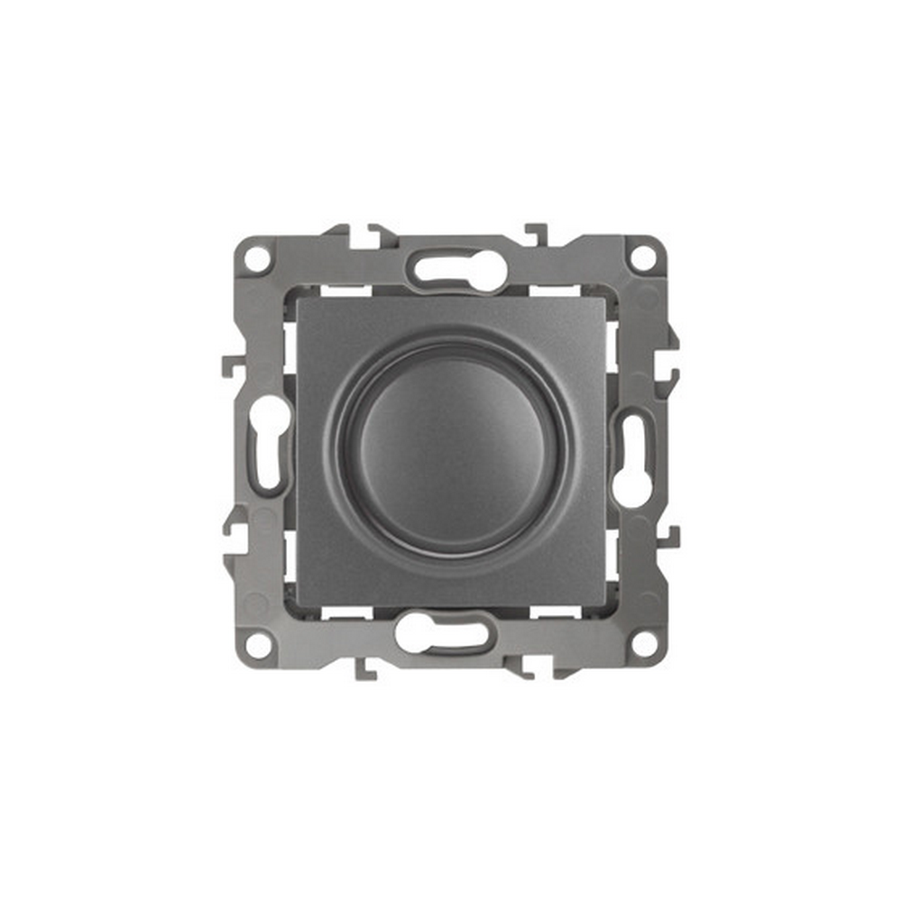 Светорегулятор поворотно-нажимной ЭРА 12-4101-12 400Вт IP20, материал корпуса - поликарбонат, цвет - графит