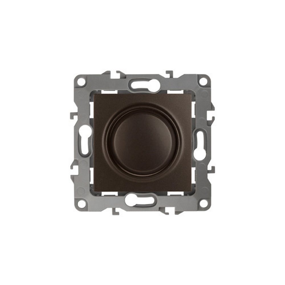 Светорегулятор поворотно-нажимной ЭРА 12-4101-13 400Вт IP20, материал корпуса - поликарбонат, цвет - бронза