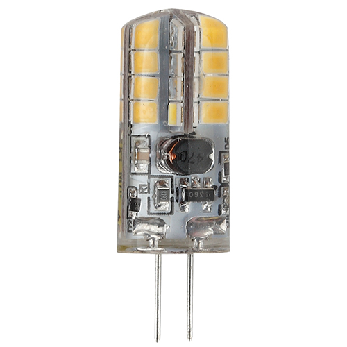 Лампы светодиодные ЭРА STD JC-12V 10-20 мм мощность - 1.5-5 Вт, цоколь - G4, световой поток - 120-400 лм, цветовая температура - 2700-4000 K, форма - капсула