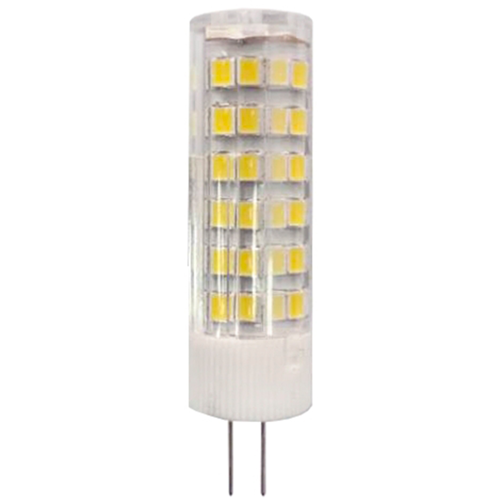 Лампа светодиодная ЭРА STD JC-220V 18 мм мощность - 7 Вт, цоколь - G4, световой поток - 560 лм, цветовая температура - 4000 K, нейтральный белый свет, форма - капсула