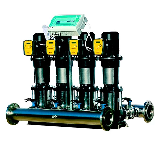 Насосные станции ESPA CKE4 MULTI VE121 SPEEDRIVE поверхностные, корпус - нержавеющая сталь, мощность - 3-5.5кВт, напор - 28-76м, производительность - 1933-2000л/мин, 380В