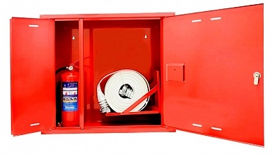 Шкаф пожарный ФАЭКС ШПК 315 НЗК универсальный "У" облегченный вариант, навесной, закрытого типа, красный