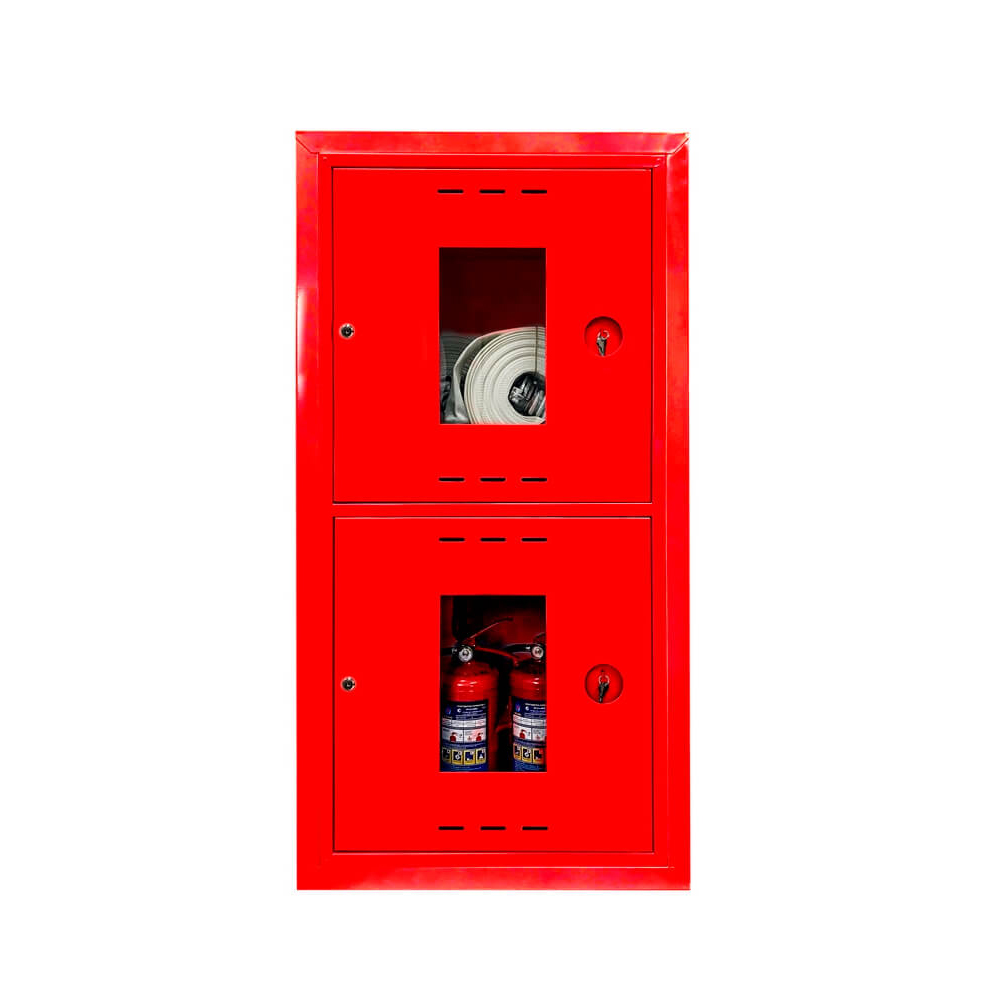 Шкаф пожарный ФАЭКС ШПК 320-12 НОК универсальный, навесной, открытого типа, красный