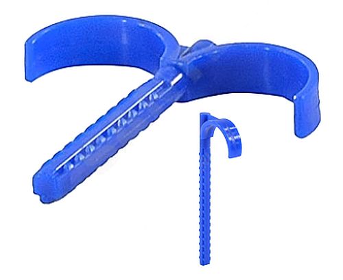 Крюки VALFEX, для труб Дн 10-32 в комплекте дюбель, материал корпуса - пластик