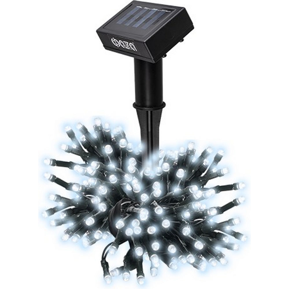 Светильник светодиодный ФАZА SLR-G01 50W LED на солнечнечной батарее, садово-парковый, напольный, IP44, материал корпуса - пластик, цвет - белый