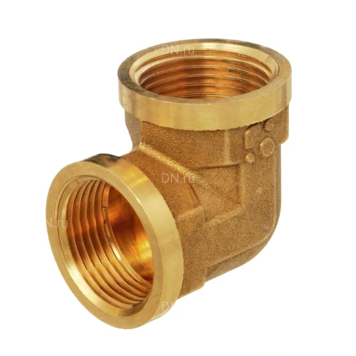 Уголки БАЗ У 1/2-3/4″ Ду15-20 Ру40, корпус - латунь