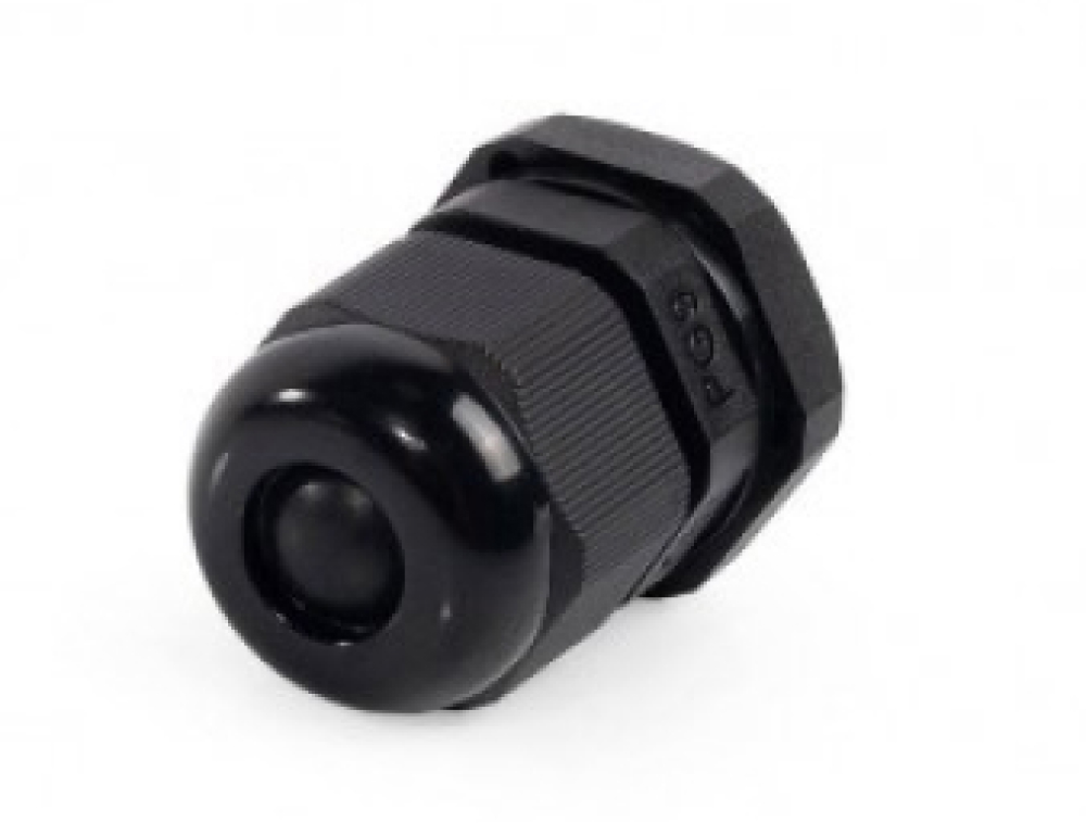Ввод кабельный Fortisflex PG 9 кабель 4-8 мм, корпус - полиамид (PA), степень защиты IP65, цвет черный, 100 шт