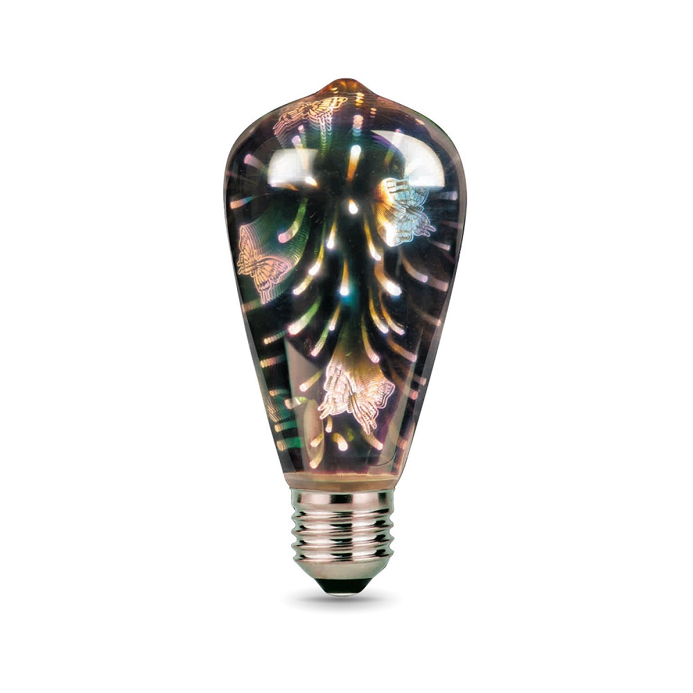 Лампа светодиодная Gauss Black Filament ST64 E27 оригинальная цветная 64 мм мощность - 4 Вт, цоколь - E27, форма - оригинальная