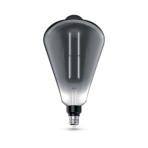 Лампы светодиодные Gauss Black Filament ST164 серая E27 оригинальная 164 мм мощность - 6-8.5 Вт, цоколь - E27, световой поток - 165-330 Лм, цветовая температура - 1800-4000 °К, форма - оригинальная