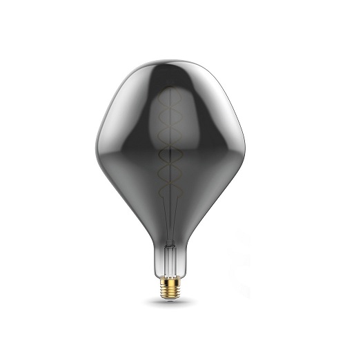 Лампы светодиодные Gauss Black Filament SD160 серая E27 оригинальная 160 мм мощность - 8 Вт, цоколь - E27, световой поток - 300 Лм, цветовая температура - 2400 °К, форма - оригинальная