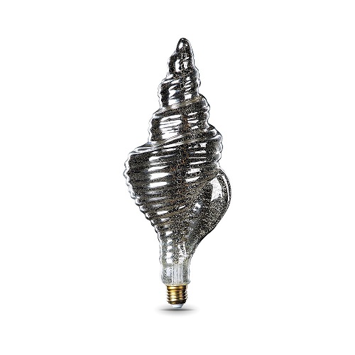 Лампы светодиодные Gauss Black Filament TL120 серая E27 оригинальная 120 мм мощность - 6 Вт, цоколь - E27, световой поток - 200 Лм, цветовая температура - 2400 °К, форма - оригинальная