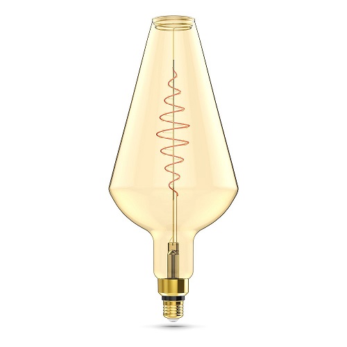 Лампы светодиодные Gauss Black Filament Vase E27 оригинальная 200 мм мощность - 8.5 Вт, цоколь - E27, световой поток - 660 Лм, цветовая температура - 2000 °К, форма - оригинальная
