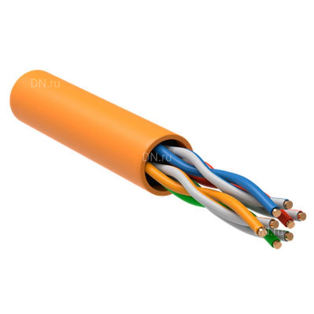 Витая пара GENERICA U/UTP, категория - 5E, 24AWG LSZH, количество жил - 4, цвет - оранжевый BC1-C5E04-127-305-R-G, 305м