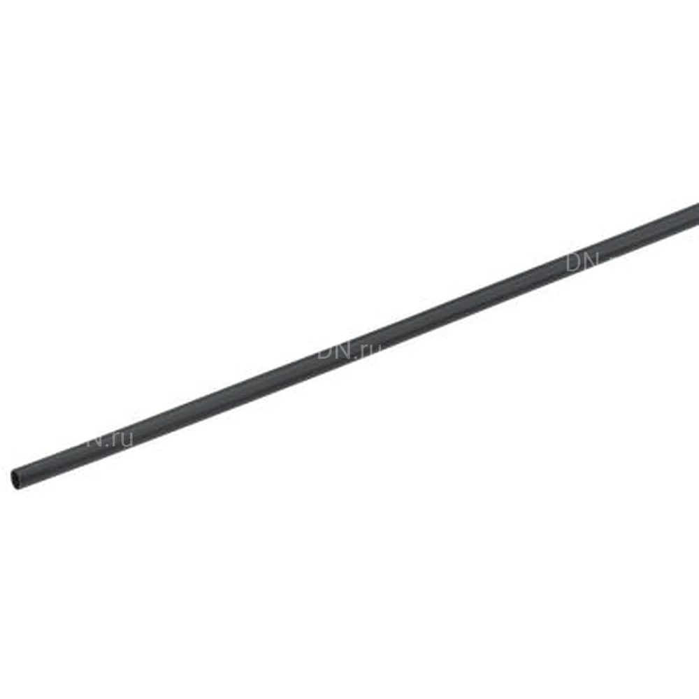 Трубка термоусадочная GENERICA ТТУ 4/2 черная 1м, диаметр до усадки - 4.7мм, диаметр после усадки - 2.4мм, коэффициент усадки - 2:1, материал - полиэтилен UDR10-004-002-001-K02-G (кратно 100м)