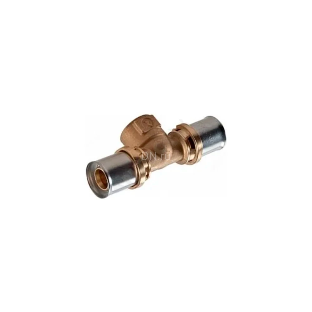 Тройник Giacomini RM154 Ду20x1/2″x20 Ру10 переходной, корпус - латунь, присоединение - пресс/внутренняя резьба