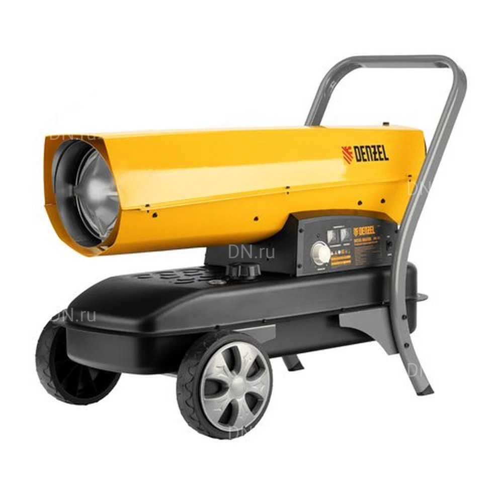 Тепловая пушка Denzel DHG-45i дизельная, производительность - 1000м3/ч, мощность - 45кВт, 220В
