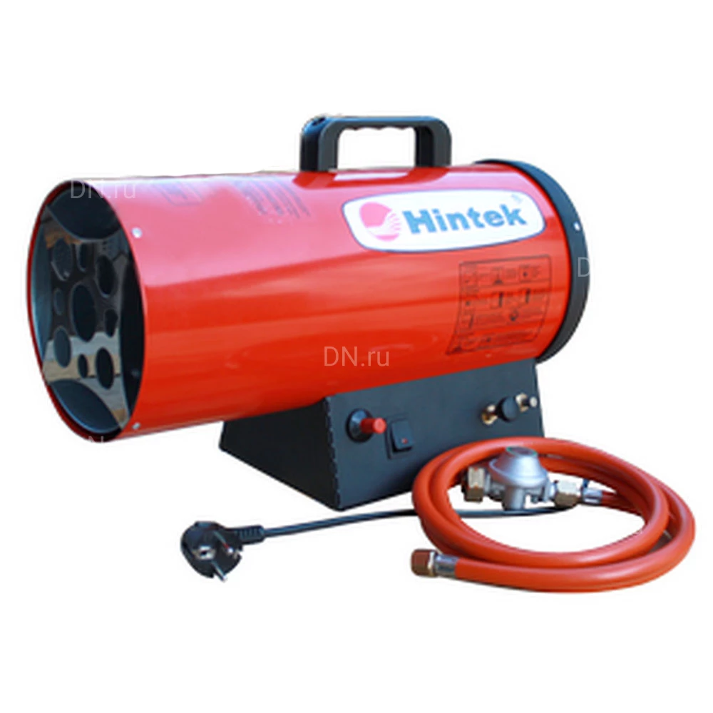 Тепловая пушка Hintek GAS-10 газовая, производительность - 270м3/ч, мощность - 10кВт, круглая, 220В, IP10