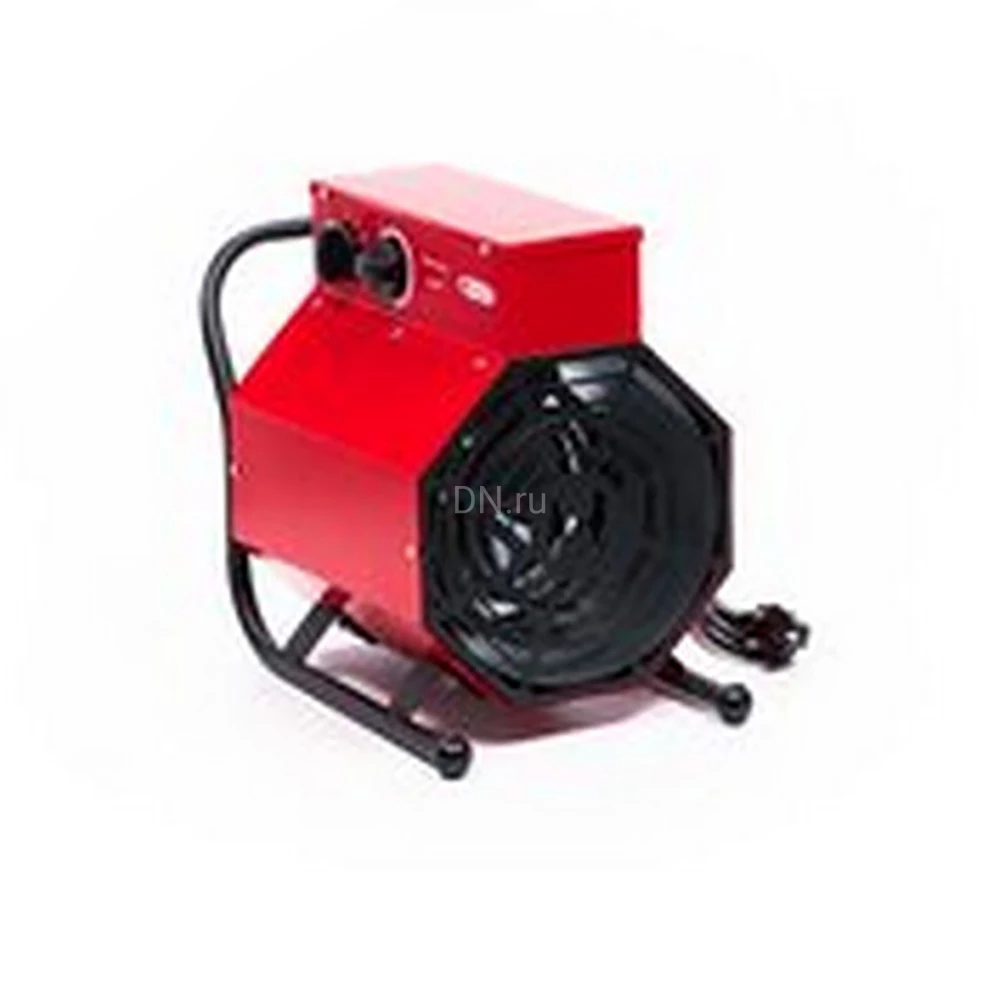 Тепловая пушка Hintek PROF-03220 электрическая, производительность - 300м3/ч, мощность - 3кВт, площадь -  30м2, круглая, 220В, IP20