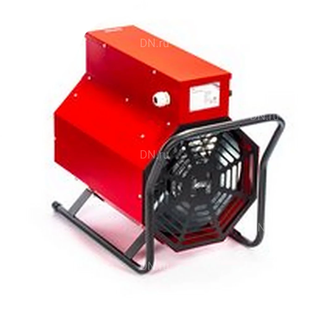 Тепловая пушка Hintek PROF-06380 электрическая, производительность - 820м3/ч, мощность - 6кВт, площадь -  60м2, круглая, 380В, IP20