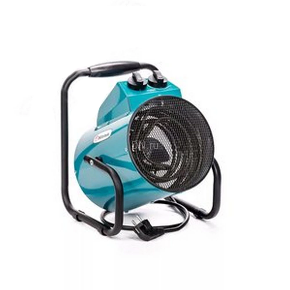 Тепловая пушка Hintek TP-03220S электрическая, производительность - 260м3/ч, мощность - 3кВт, площадь -  30м2, круглая, 220В, IP20