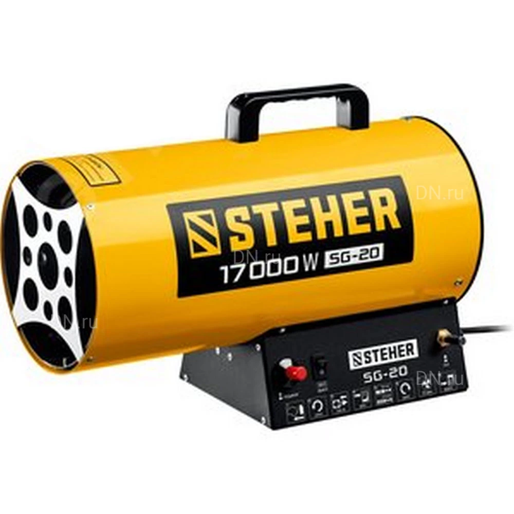 Тепловая пушка Steher SG-20 газовая, производительность - 350м3, мощность - 17кВт, круглая, 220В