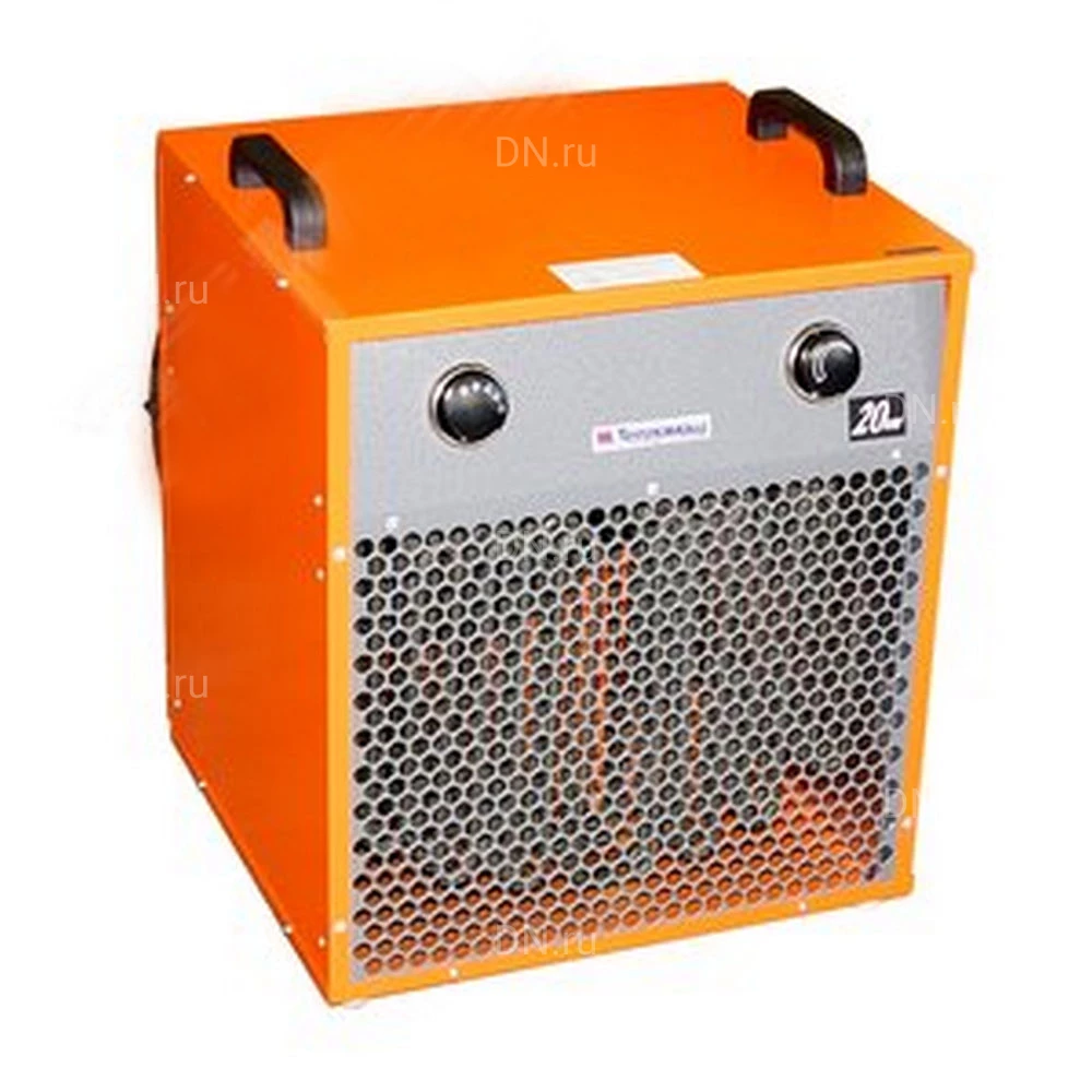 Тепловентилятор Тепломаш КЭВ-20Т20Е электрический, производительность - 2500м3/ч, мощность - 20кВт, 380В