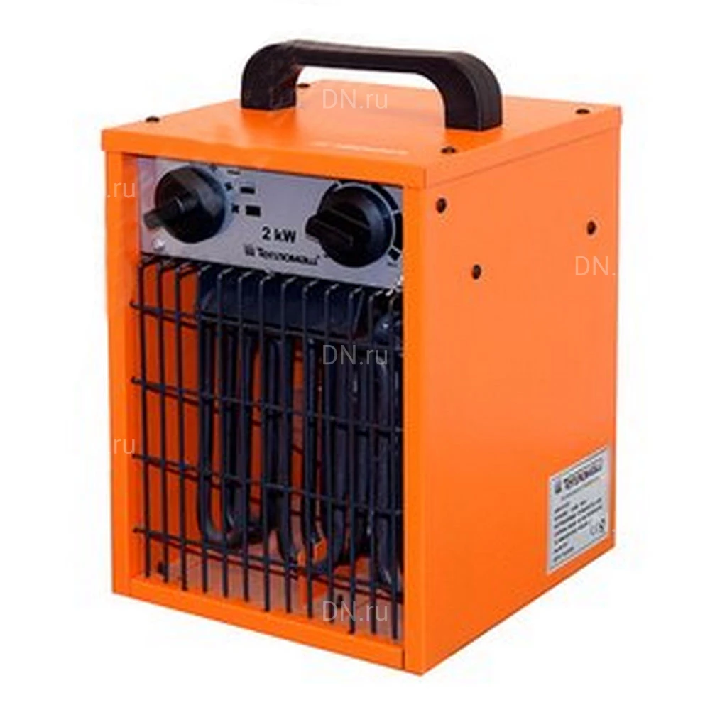 Тепловентилятор Тепломаш КЭВ-2С41Е электрический, производительность - 170м3/ч, мощность - 2кВт, 220В