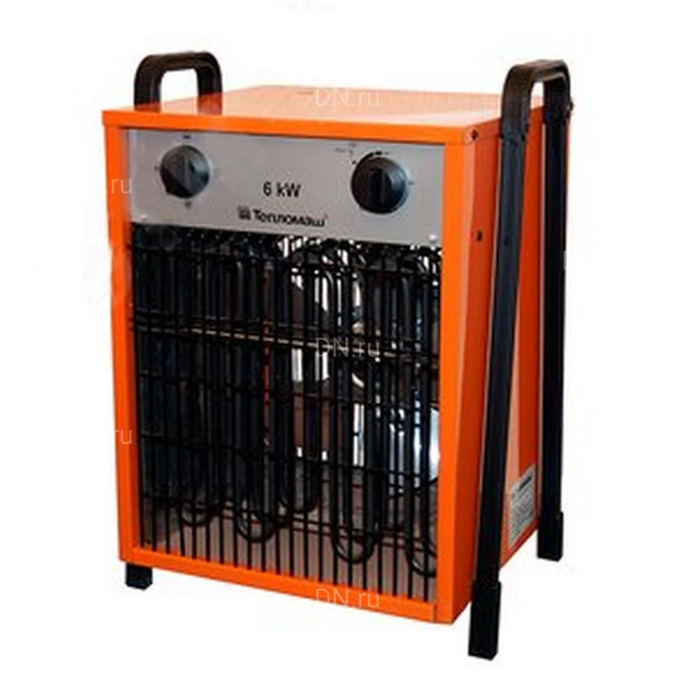 Тепловентилятор Тепломаш КЭВ-6С40Е электрический, производительность - 670м3/ч, мощность - 6кВт, 380В