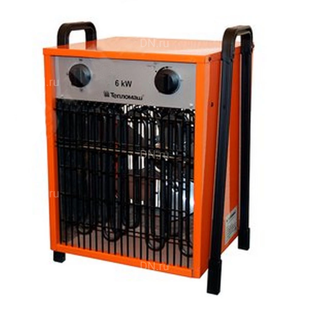 Тепловентилятор Тепломаш КЭВ-6С41Е электрический, производительность - 670м3/ч, мощность - 6кВт, 220В
