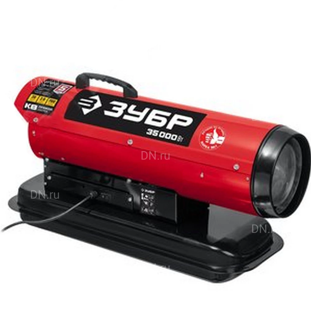 Тепловая пушка Зубр ДП-К8-35 дизельная, производительность - 700м3/ч, мощность - 35кВт, круглая, 220В
