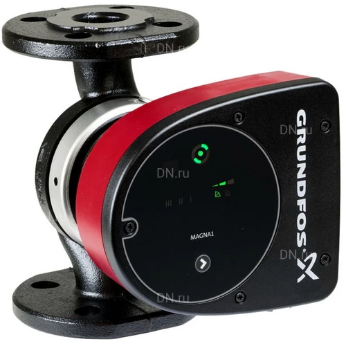 Насосы циркуляционные Grundfos MAGNA1 F поверхностные, корпус - чугун, мощность - 0.329-0.533кВт, напор - 10-12м, производительность - 283-550л/мин, 220В