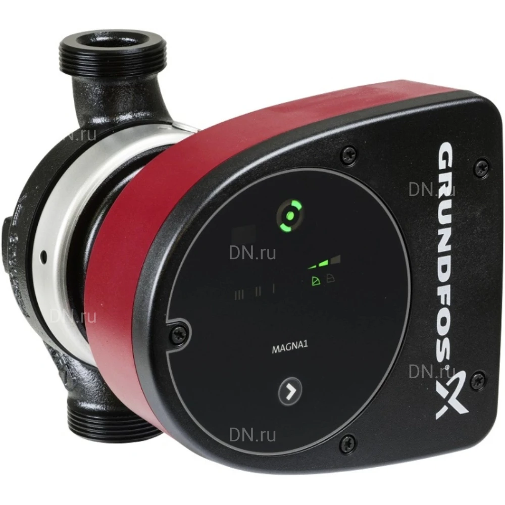 Насос циркуляционный Grundfos MAGNA1 32-80 поверхностный, корпус - чугун, мощность - 0.151кВт, напор - 8м, производительность - 170л/мин, 230В