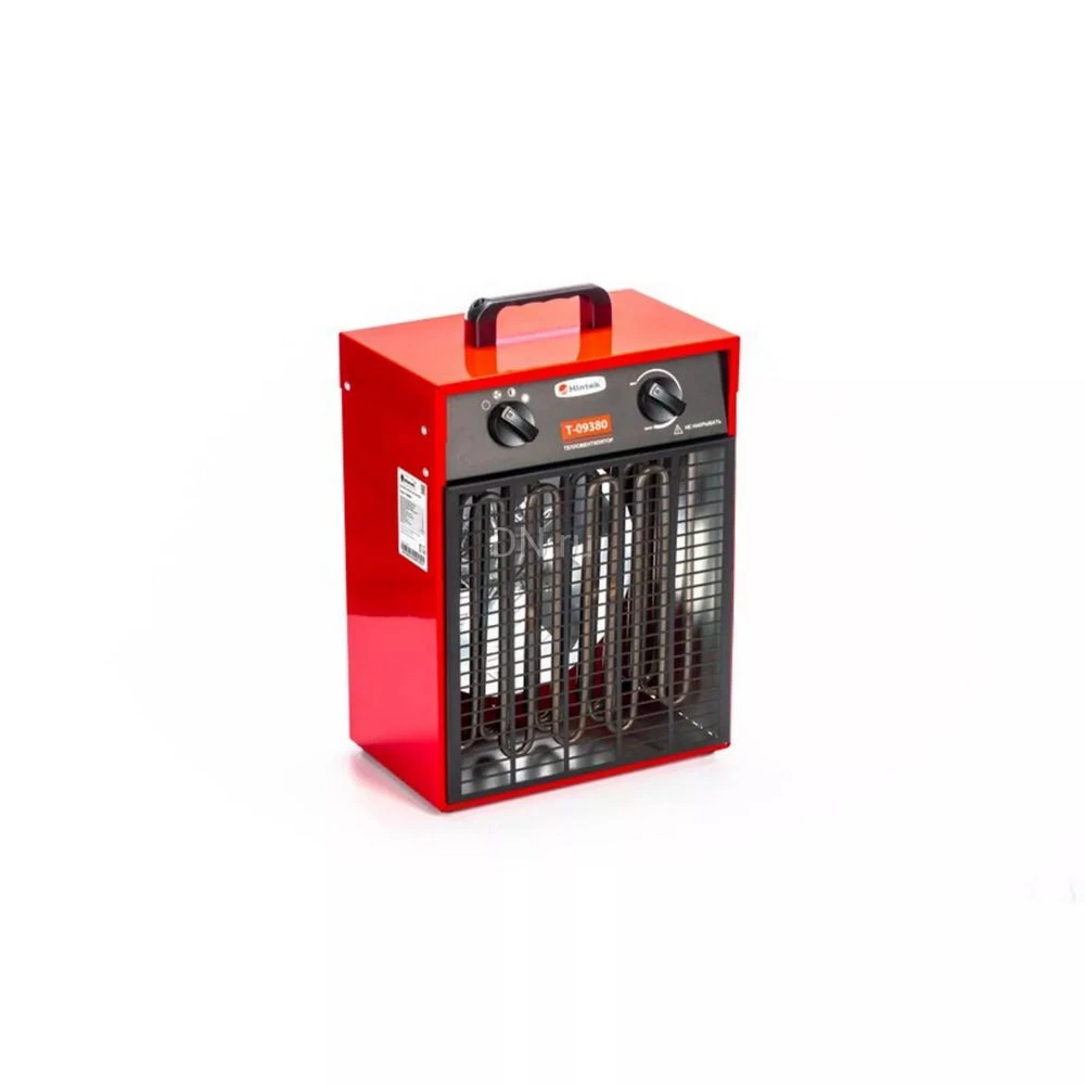 Тепловентилятор Hintek T-09380 электрический, производительность - 850м3/час, мощность - 9кВт, площадь - 90 м2, 380В, IP20