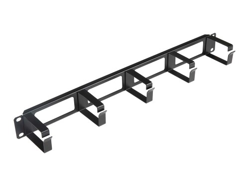 Организаторы горизонтальные Hyperline CM 1U с металлическими кольцами, для 19-дюймовых шкафов