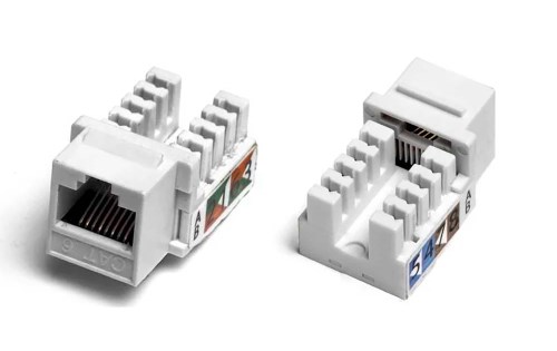 Вставки Hyperline KJ2 Keystone Jack RJ-45 (8P8C), категория 6