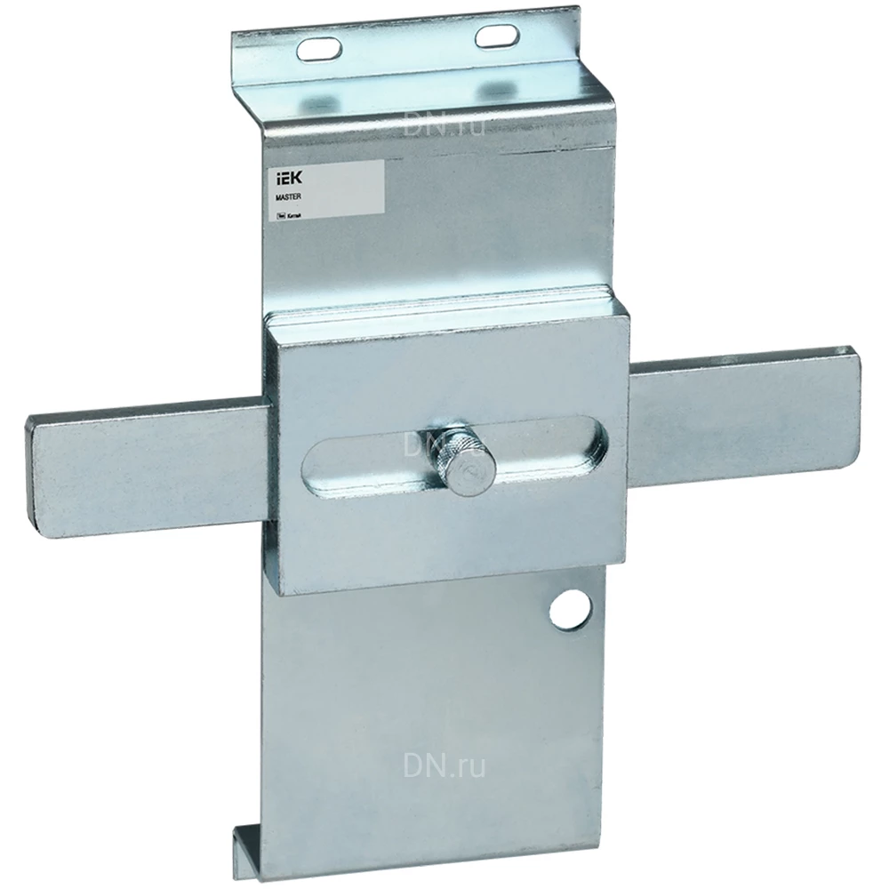 Блокировка механическая IEK МБм-400е/630е типоразмер 400/630, для 2-х автоматических выключателей ВА88-39 MASTER с электронным расцепителем SVA41D-BM-3-0400-02