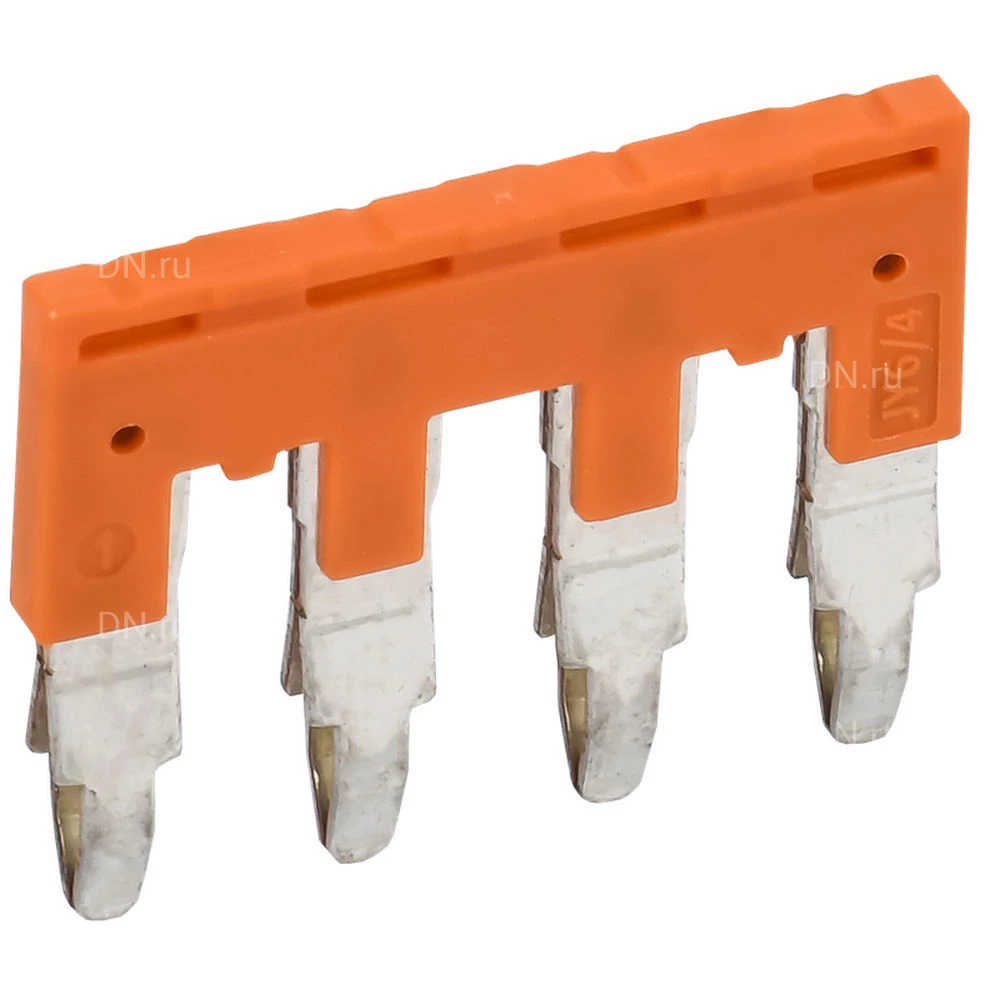 Перемычка втычная IEK 6мм2 4PIN ARMAFIX для клемм СY, количество контактов - 4, сечение - 6мм2, цвет - оранжевый, AF-CT30-00-K03-006-EC-04P