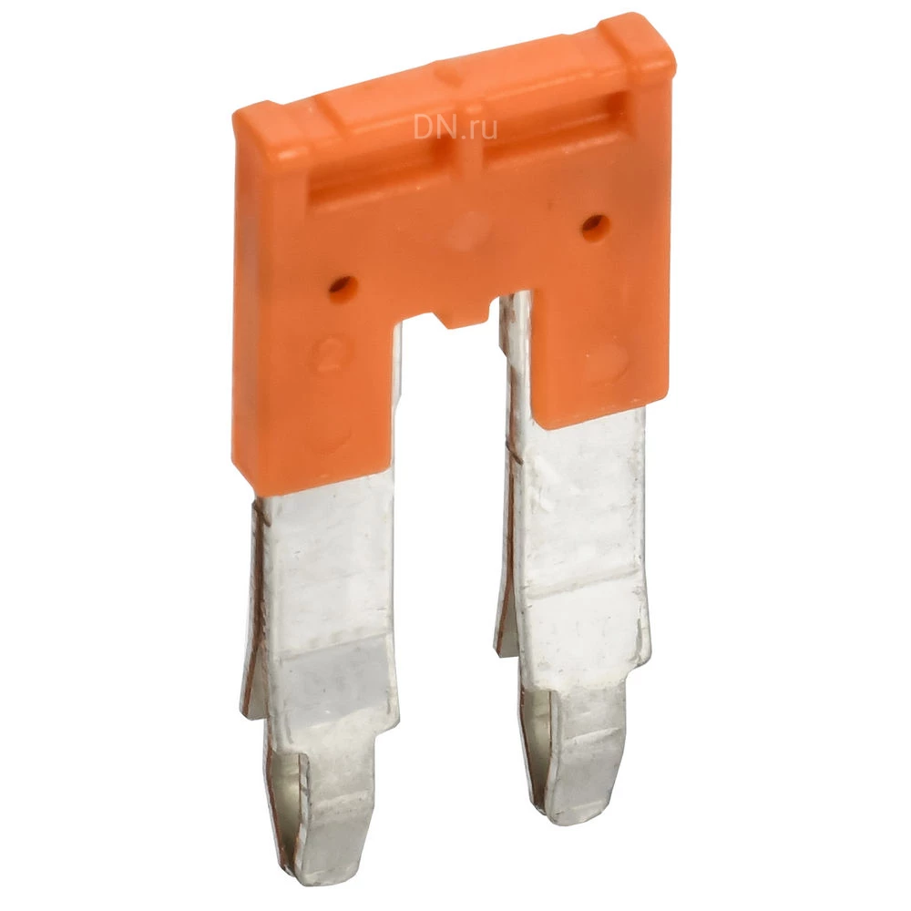 Перемычка IEK JX6-2 ARMAFIX, количество контактов - 2, сечение - 6мм2, цвет - оранжевый, AF-CT40-00-K03-006-EC-02P