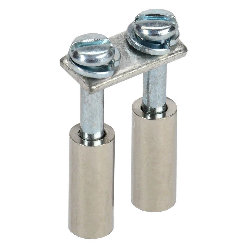 Перемычка в сборе IEK 6мм2 2PIN для колодки клеммной CTS, количество контактов - 2, сечение - 6мм2, цвет - серый, YCT10-00-K03-006-A-2P